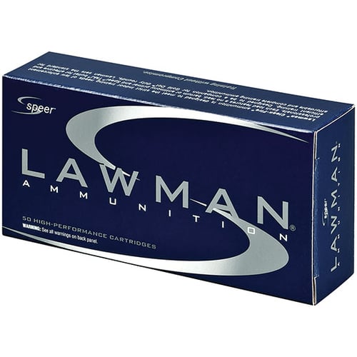 Speer 53979 Lawman  45 GAP 185 gr Total Metal Jacket Flat Nose 50 Per Box/ 20 Case